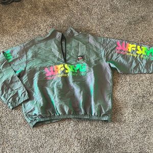 SURF STYLE iridescent windbreaker size L